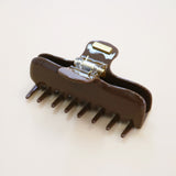 Chocolate Brown Gloss Hair Clip