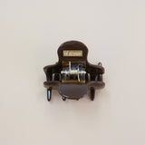 Chocolate Brown Gloss Lil Hair Clip