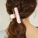 Shell Pink Gloss Hair Clip