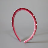 Tight Headband Velour Pink Pearl