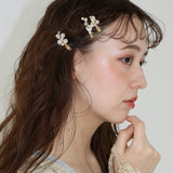 Gold Studs 3pcs Clip