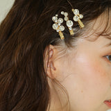 Gold Studs 3pcs Clip