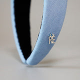 Thin Headband Light Blue No Studs
