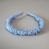 Gather Headband Light Blue Denim