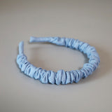 Gather Headband Light Blue Denim