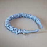 Gather Headband Light Blue Denim