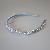 Sky Blue Bijou Flower Headband