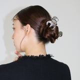 Metal Silver Maroon Clip