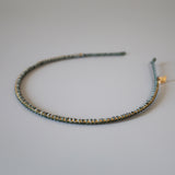 Olive Green Studs Line Headband