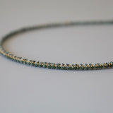 Olive Green Studs Line Headband