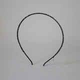 Black Silver Studs Line Headband