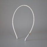 Clean White Studs  Line Headband