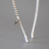 Clean White Studs  Line Headband