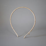 Beige Studs Line Headband