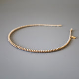Beige Studs Line Headband