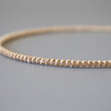 Beige Studs Line Headband