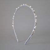 Pale Blue Pearl Headband