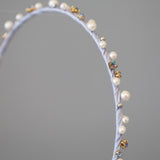 Pale Blue Pearl Headband