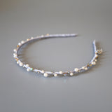 Pale Blue Pearl Headband