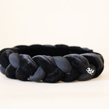OG Headband Velor and Silk Braid