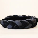 OG Headband Velor and Silk Braid