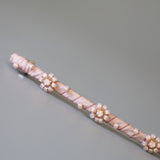Pink Flower Barrette