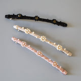 Beige Flower Barrette