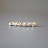 White Studs Barrette