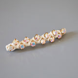 White Studs Barrette