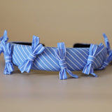 OG Headband Lt Blue Stripe