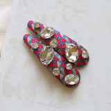 Hair Pin Red Grey