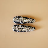 Black White Checker Hair Pin