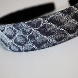 Thin Headband Snake Denim Red Heart