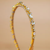 Narrow Headband Yellow Gold