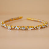 Narrow Headband Yellow Gold