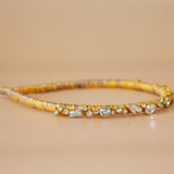 Narrow Headband Yellow Gold