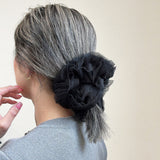 Tulle Black Scrunchie
