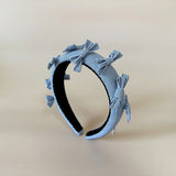 OG Headband Blue Black Stripe