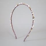 Grey Pearl Headband