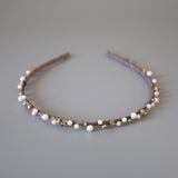 Grey Pearl Headband