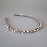 Grey Pearl Headband
