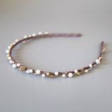 Grey Pearl Headband