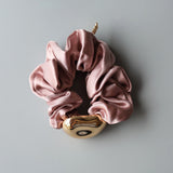 Gold Beans Purple Mini Scrunchie