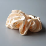 Gold Beans Off White Mini Scrunchie