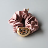 Gold Beans Purple Mini Scrunchie