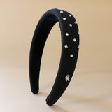 OG Headband Black Silver 