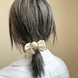 Riboon Mini Scrunchie White Gold
