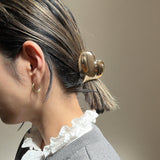 Gold Heart Hair Clip