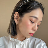Silver Ball Headband
