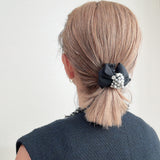 Black Silver Ribbon Pony